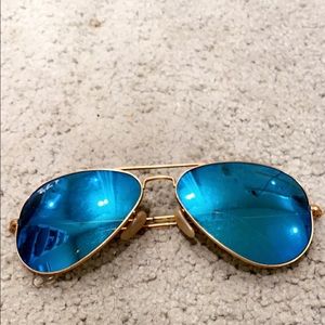 Authentic rayban mirrored sunglasses